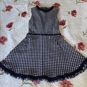 Draper James Blue Gingham Dress